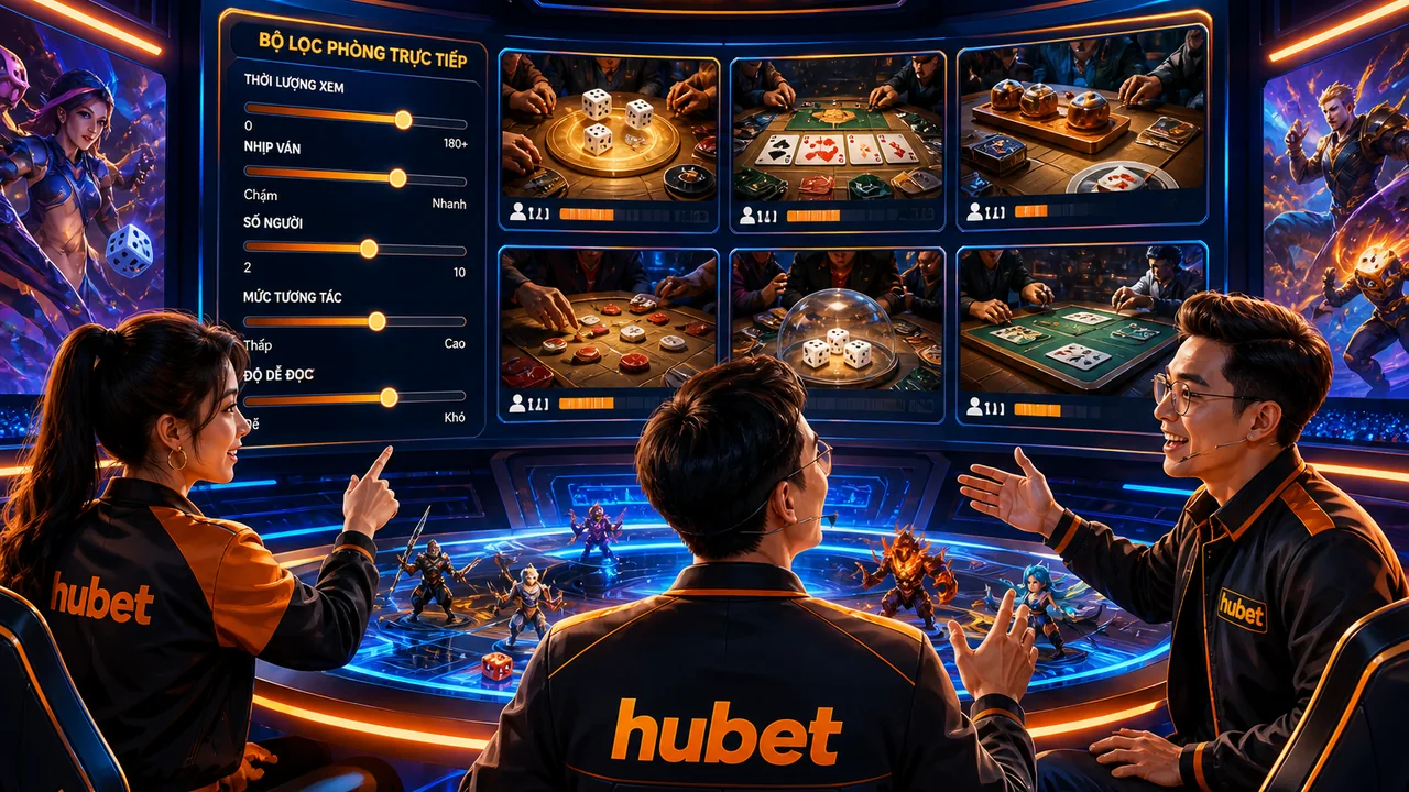 Chọn Bàn Theo Gu Quan Sát: cách chọn bàn game trực tiếp phù hợp trên hubet