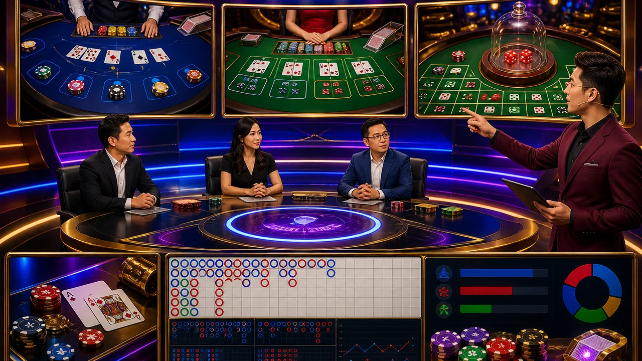 Ba lớp tương tác đáng chú ý khi xem bàn game trực tiếp trên hubet