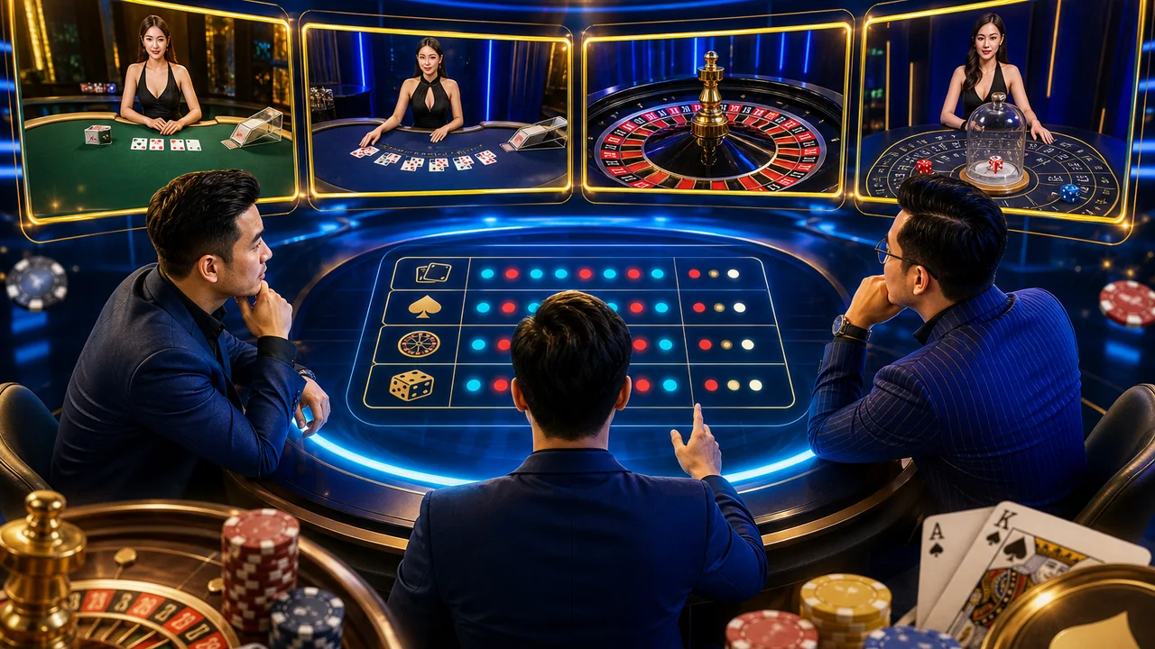 Bốn định dạng game trực tiếp dễ theo dõi: hubet là gì cho người mới xem game trực tiếp?