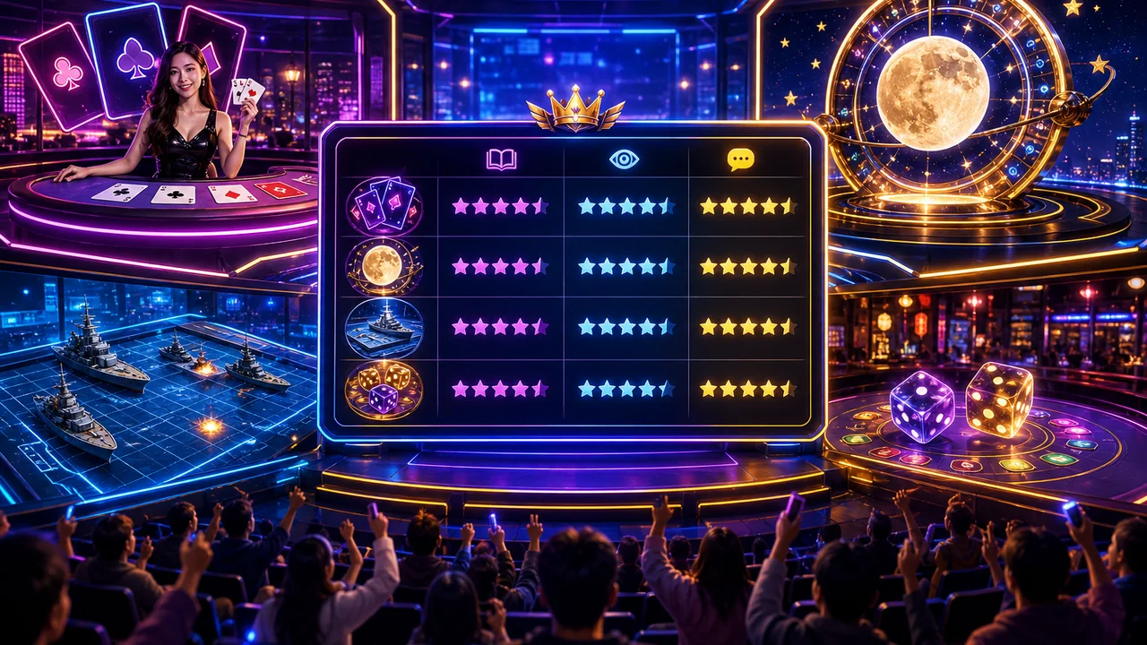 Đọc luật nhanh, xem đã mắt: bảng xếp hạng game trực tiếp được quan tâm trên hubet