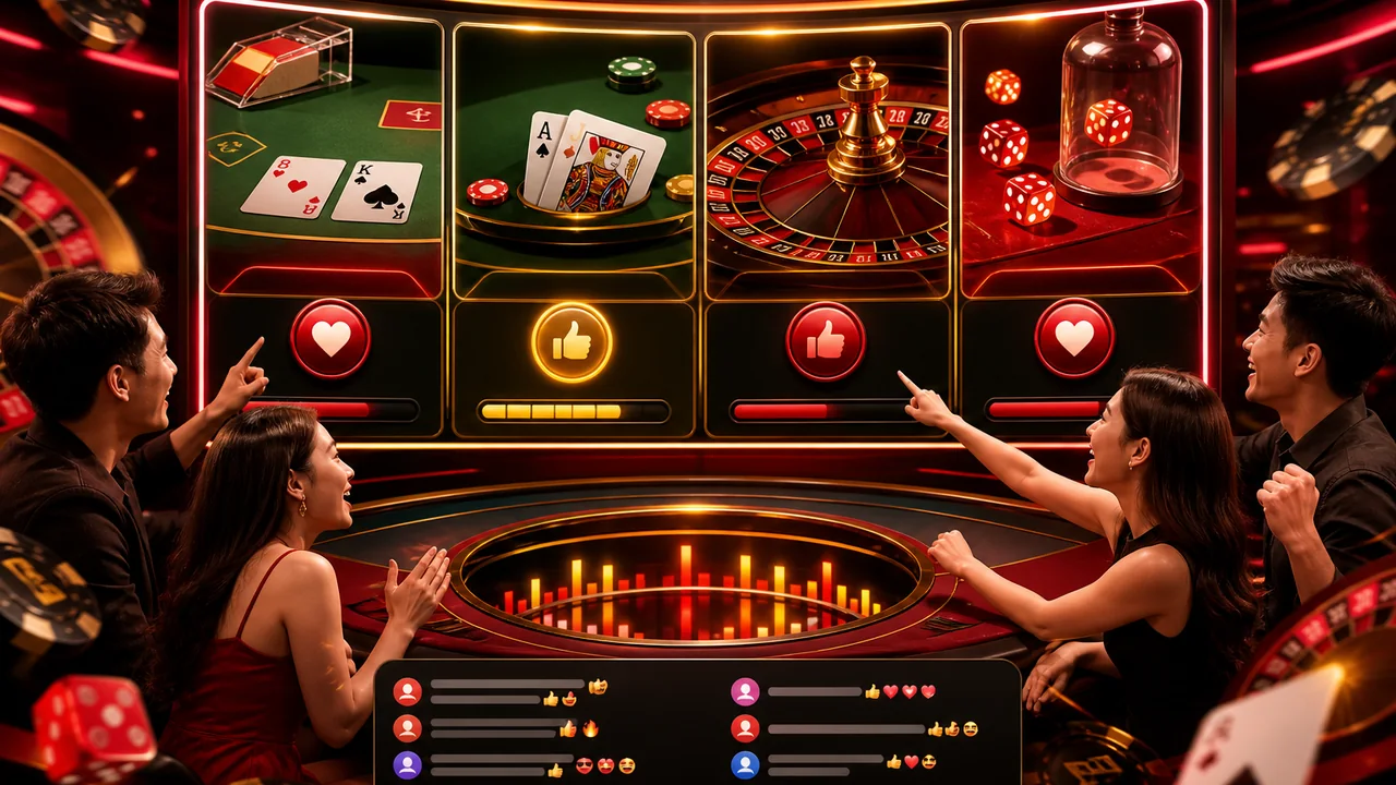 Bốn kiểu theo dõi game bài trực tiếp phổ biến tại hubet cho người thích bàn luận